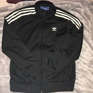 Adidas Black Zip Up Sweater